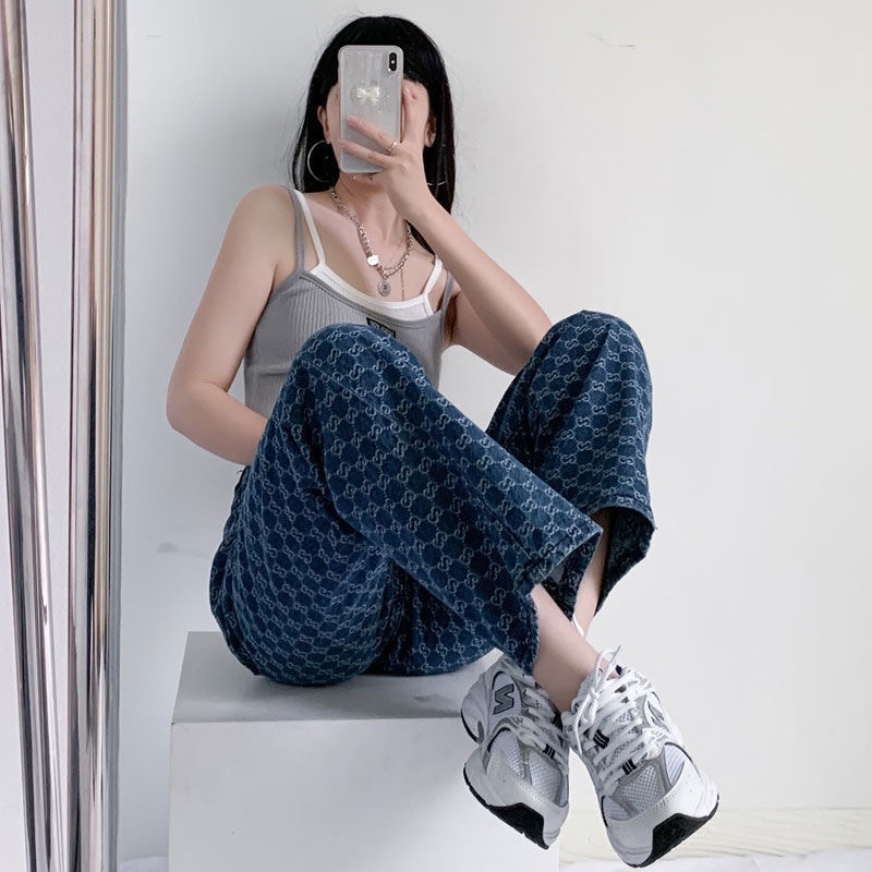 Quần Jean Gucci Ống Rộng