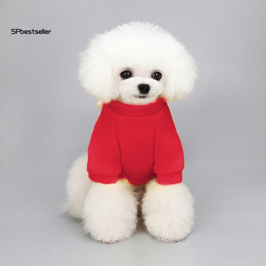 Áo Len Chui Đầu Hình Gấu Giữ Ấm Mùa Đông Mừng Năm Mới Cho Cún Cưng