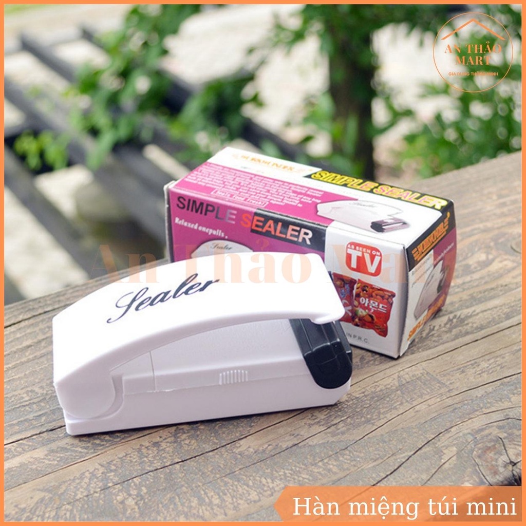 Máy Hàn Miệng Túi Mini Cầm Tay Nhỏ Gọn, Dụng Cụ Hàn Miệng Túi Nilong Tiện Lợi