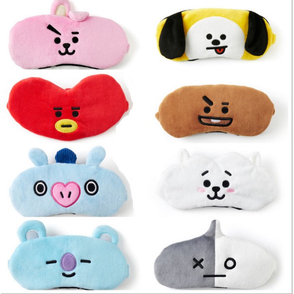 Bịt mặt ngủ nam nữ BT21 Kpop