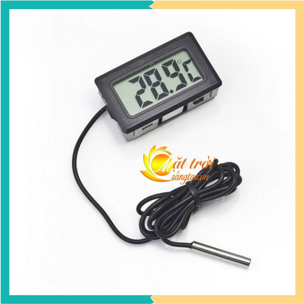 Đồng hồ đo nhiệt độ cảm biến chống nước mini