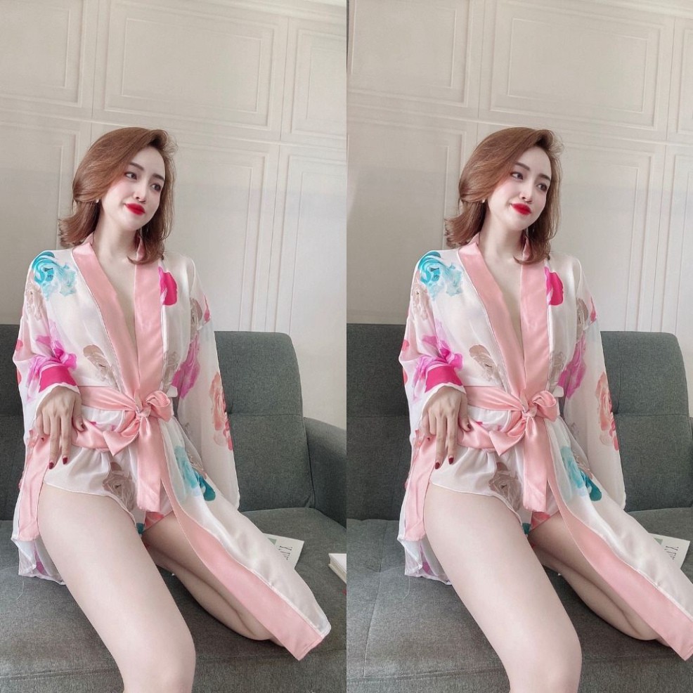 Váy ngủ áo choàng ❣️FREE SHIP❣️ Đầm ngủ sexy Lụa Chất Siêu Mát Dáng Siêu Xinh | BigBuy360 - bigbuy360.vn