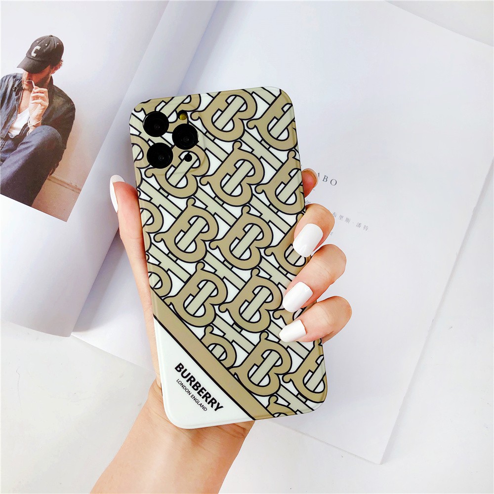 Ốp điện thoại họa tiết Burberry chống sốc siêu mỏng cho iPhone xr 11 ProMax X XS XS MAX 8 Plus