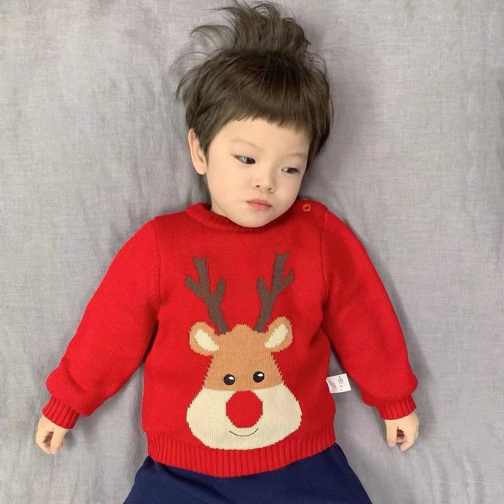 Áo Len Giáng Sinh Cho Bé size 80-140(8-25kg)