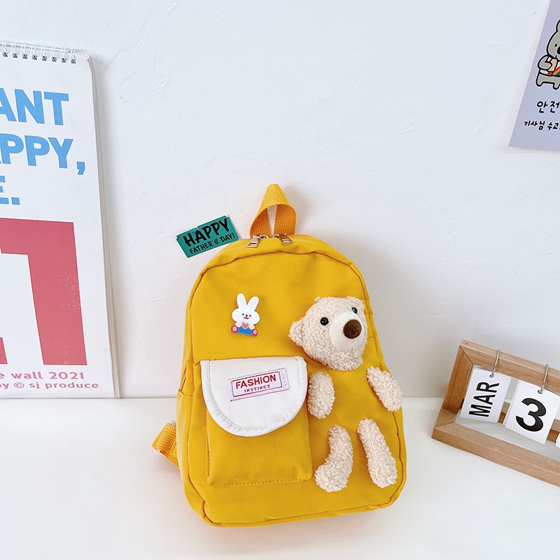 Ba Lô Đi Học Hình Gấu Dễ Thương Sức Chứa Lớn Thời Trang Mới Cho Trẻ Em Tiểu Học Bán Sỉ