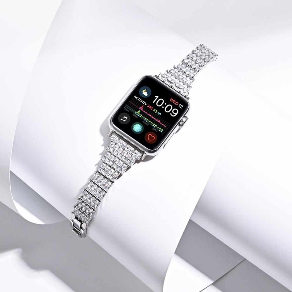 Dây Đeo Đồng Hồ Bằng Thép Không Gỉ Dành Cho Apple Watch Series 8 7 6 SE 5 4 3 Iwatch 41mm 45Mm 40Mm 44Mm 38Mm 42Mm