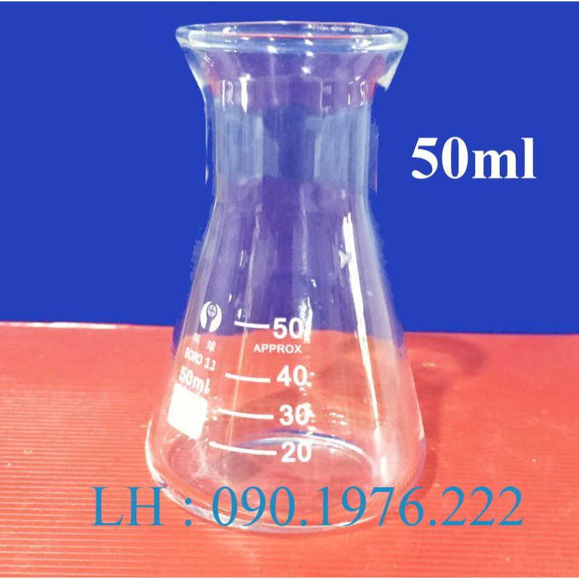 BÌNH TAM GIÁC THỦY TINH KHÔNG NÚT Boro GIÁ RẺ NHẤT