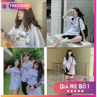Áo phông Unisex BƯỚM DIRTY Coin, áo tay lỡ form rộng, áo thun freesize cho nam và nữ