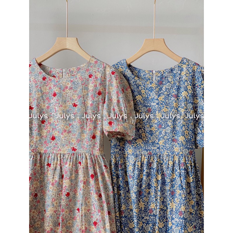 [Mã SKAMA06 giảm 8% tối đa 50K đơn 250K] Váy babydoll thô hoa tay bồng 2 màu (ảnh thật shop chụp kèm video) | BigBuy360 - bigbuy360.vn