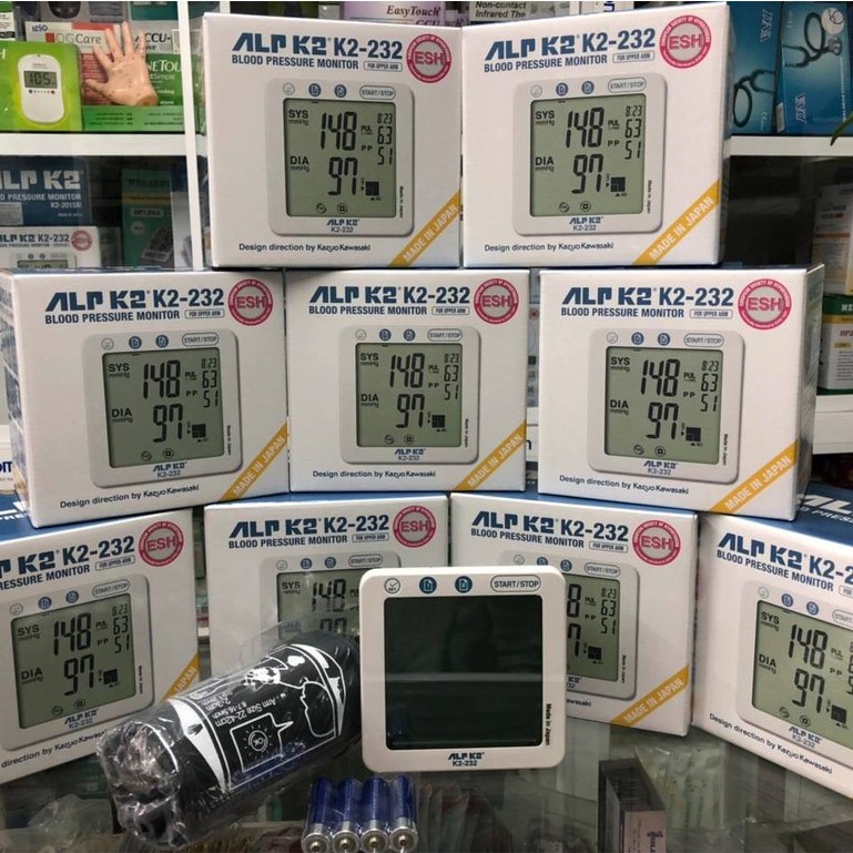 Máy đo huyết áp bắp tay cao cấp ALPK K2-232 - Made in JAPAN
