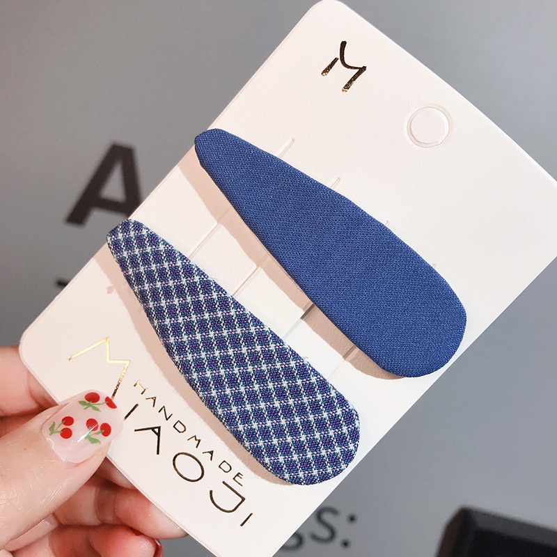 Set 2 kẹp tóc SD616 hình giọt nước sang trọng, dễ thương, cute, xinh đẹp phong cách Hàn Quốc làm phụ kiện tóc cho nữ