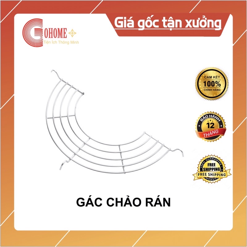 Vỉ gác chảo chiên rán dầu mỡ loại dày bằng inox tiện ích cho nhà bếp