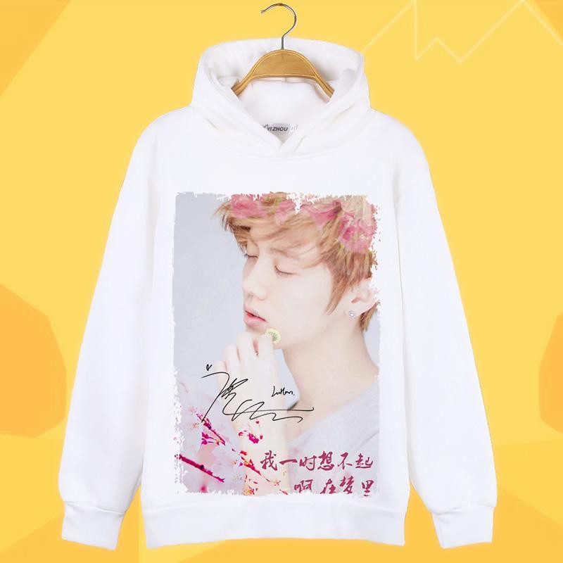 Áo Hoodie Lông Cừu Phong Cách Nhóm Nhạc Exo