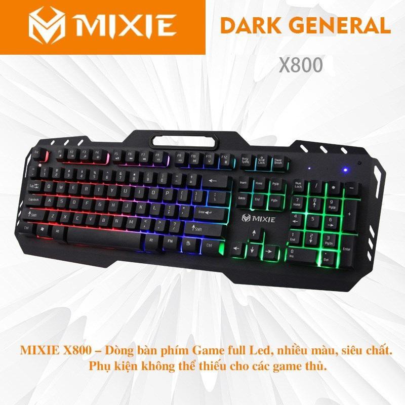 KB USB MIXIE X800 CÓ LED - CHUYÊN GAME - CHÍNH HÃNG mới 100%