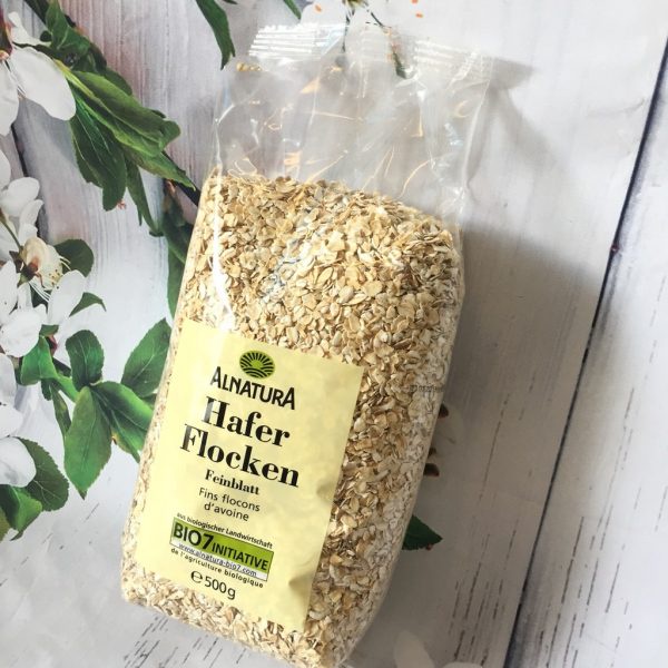 Yến mạch cán dẹt hữu cơ nhập Đức 500Gr