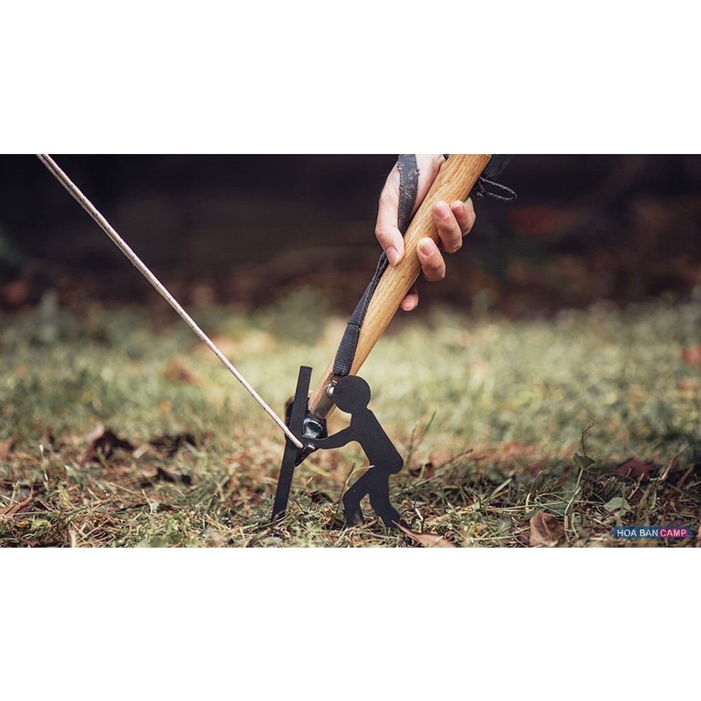 Cọc Lều Hình Nhân Sắt NatureHike NH20ZP081