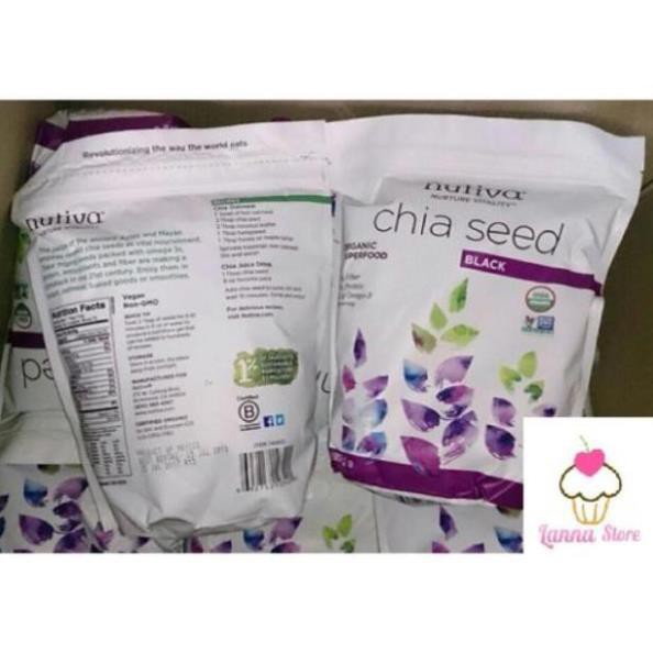 ( KIBO ) [CHÍNH HÃNG] Hạt Chia Seeds Nutiva - Mỹ