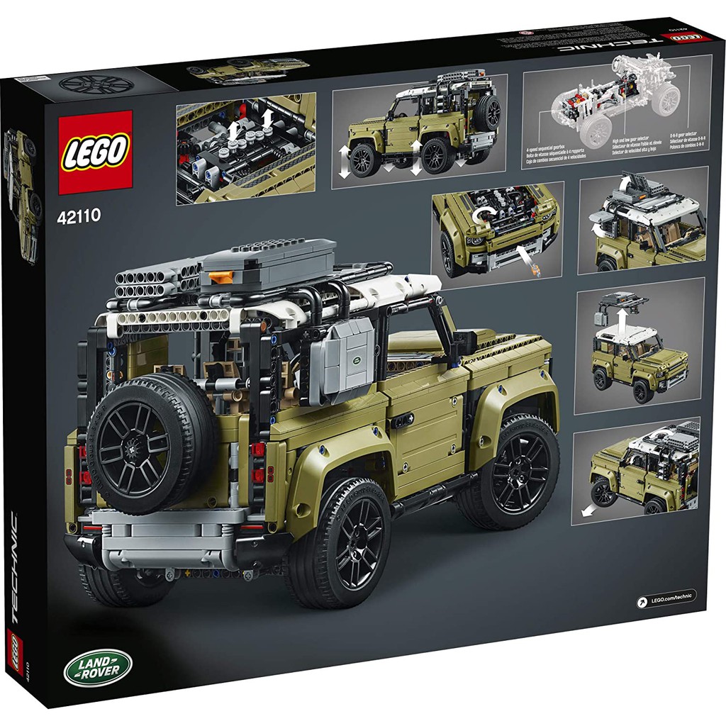 42110 Đồ chơi lắp ráp Iego Technic Land Rover Defender - Siêu xe