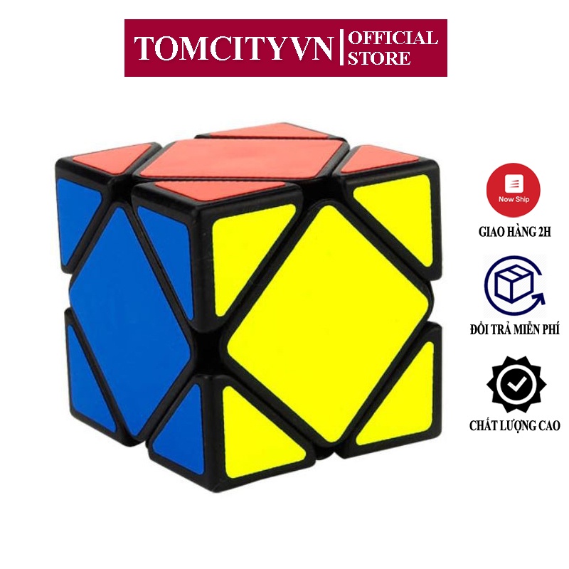 Đồ Chơi Rubik Skewb Magic Cube Black Biến Thể TomcityVN