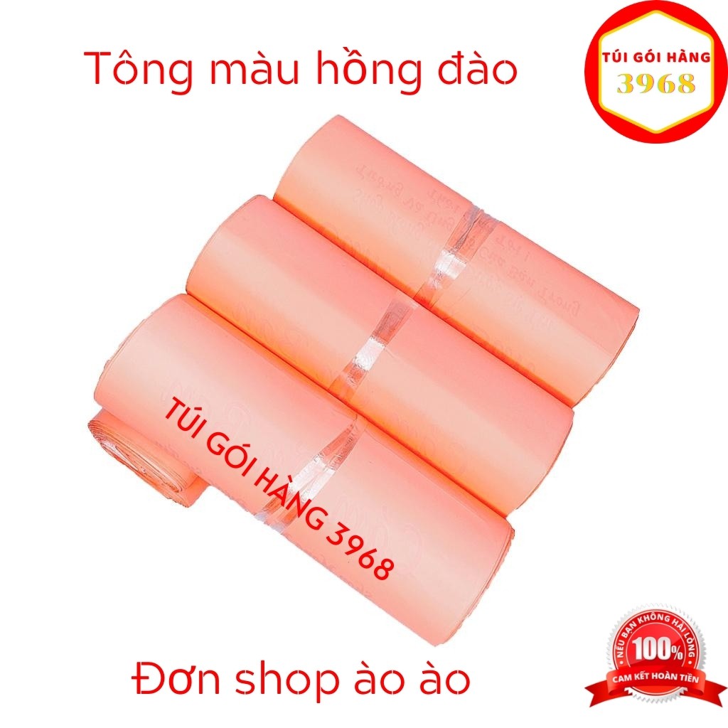 Túi gói hàng [FREESHIP] Túi gói hàng niêm phong cao cấp size 35 X 45 màu hồng đào