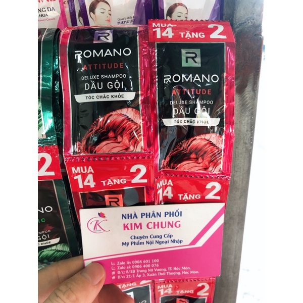 Dây dầu gội nam Xmen, Romano