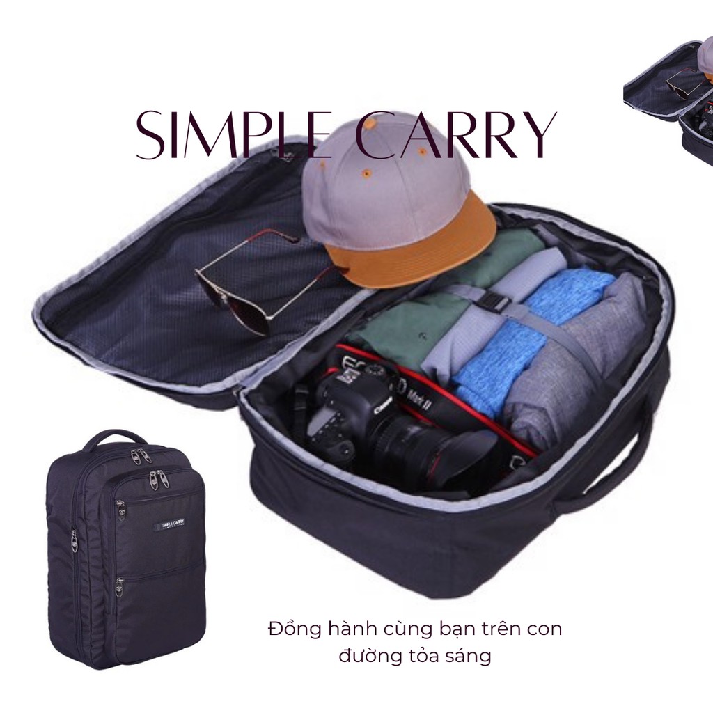 Balo laptop 16 inch SIMPLE CARRY chống nước bảo hành 10 năm MATTAN 4