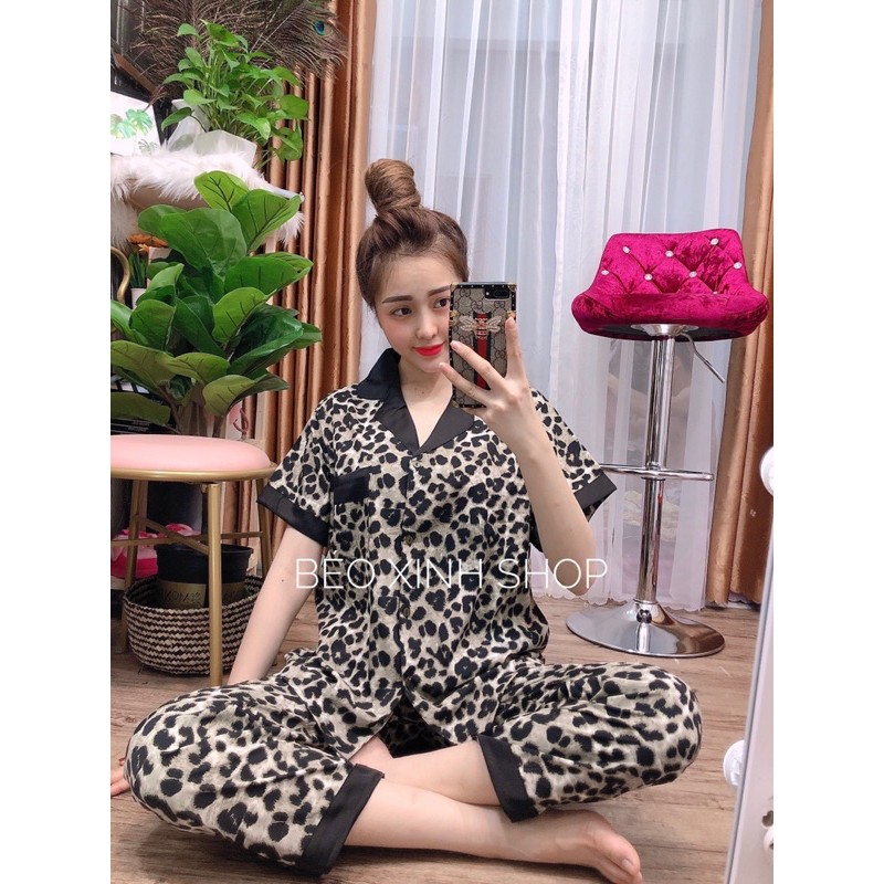 [Mã SKAMFSW175 giảm 10K đơn 50K] Đồ Ngủ 55-100kg Bigsize Cao Cấp Kiểu Dáng Đẹp Vải lụa Nhật Lạnh Mặc Cực Thích
