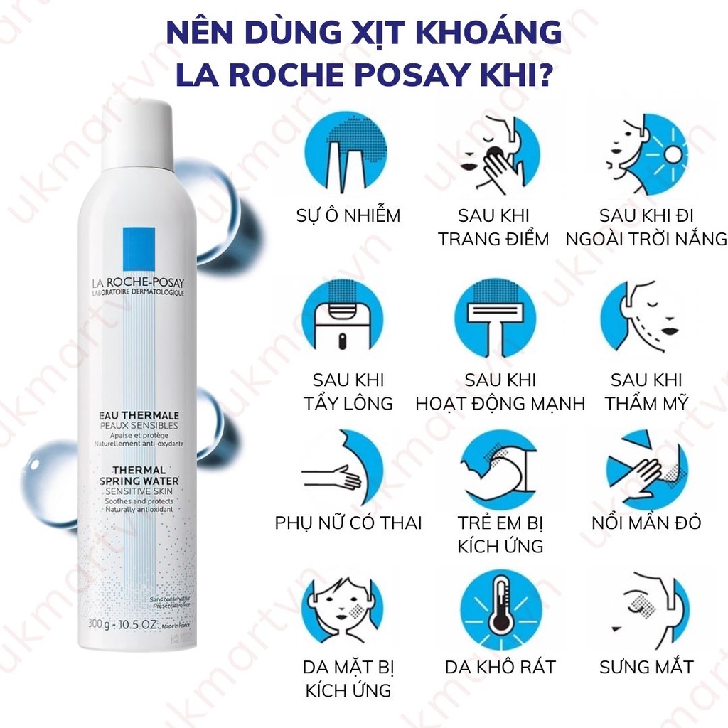 Nước khoáng giúp làm dịu &amp; bảo vệ da La Roche-Posay Thermal Spring Water 300ml