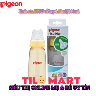   CHÍNH HÃNG  Bình sữa PPSU cổ hẹp Pigeon 160ml 240ml 