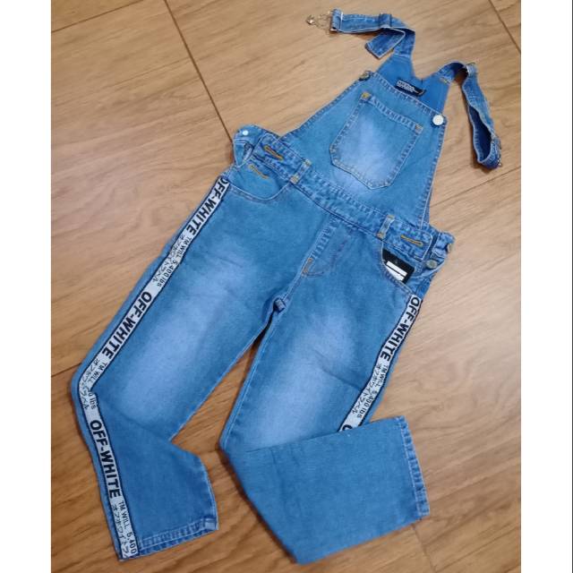 Quần Yếm Jean Thời Trang Cho Bé 7-11 Tuổi