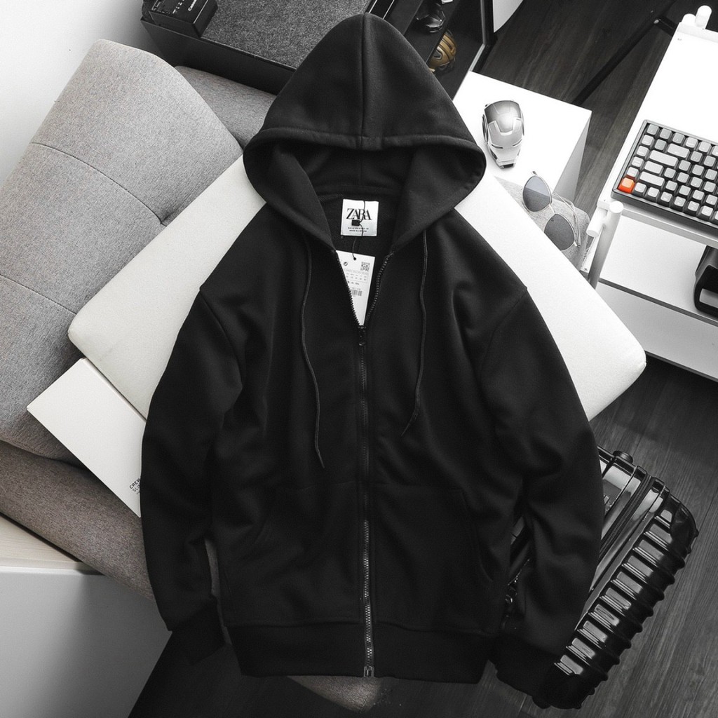 Áo Khoác Nam Trơn Có Mũ vải Nỉ Đẹp Hàn Quốc Có Mũ Big Size | BigBuy360 - bigbuy360.vn