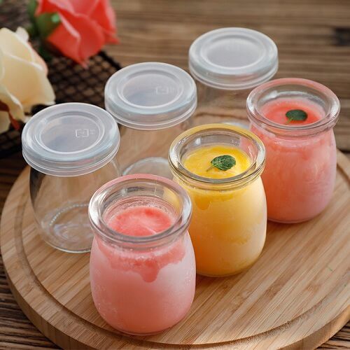 Hũ Thủy Tinh Làm Sữa Chua Pudding 100ml SẠCH AN TOÀN