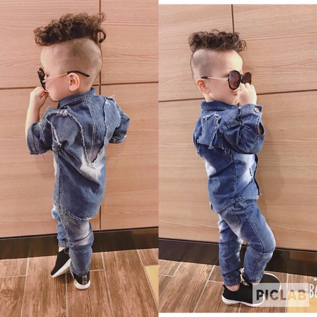 Bộ jeans bé trai