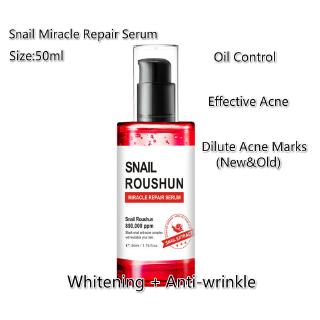 Serum tinh chất ốc sên Hỗ Trợ Giảm mụn dưỡng trắng chống nếp nhăn 30 ngày thể tích 50ml chất lượng cao