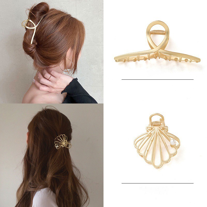 Kẹp Tóc Kim Loại Phong Cách Hàn Quốc Thời Trang Cho Nữ