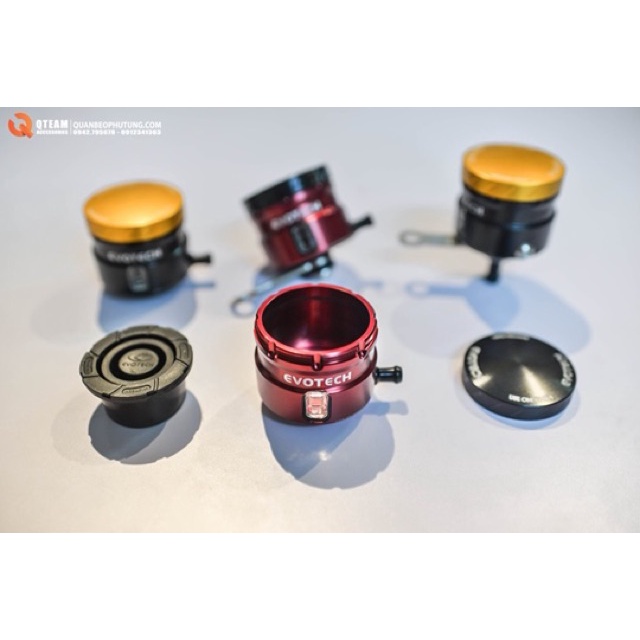 Cốc dầu CNC EVOTECH to lắp cho các dòng xe máy. Đa phần lắp cốc sau