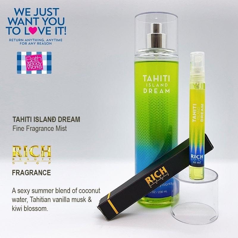 TAHITI ISLAND DREAM - Xịt Thơm Body Mist Bath &amp; Body Works