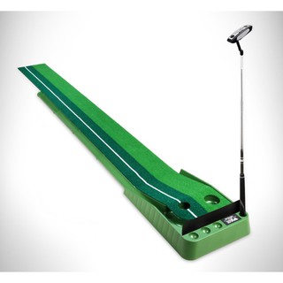 Thảm chơi putting golf tại nhà khung bằng nhựa tự động trả bóng về