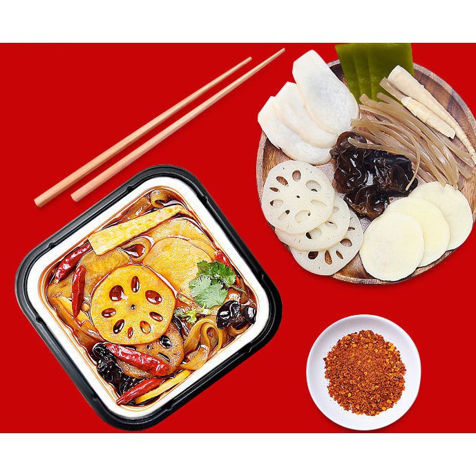 Sản phẩm phổ biến Lẩu tự sôi ( lẩu ăn liền ) - gà ớt hiểm | BigBuy360 - bigbuy360.vn