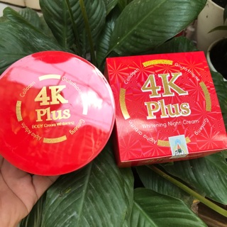 Kem body siêu trắng 4k plus đỏ
