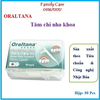 Hộp Tăm chỉ nha khoa oraltana mẫu mới( Hộp 50PCS)