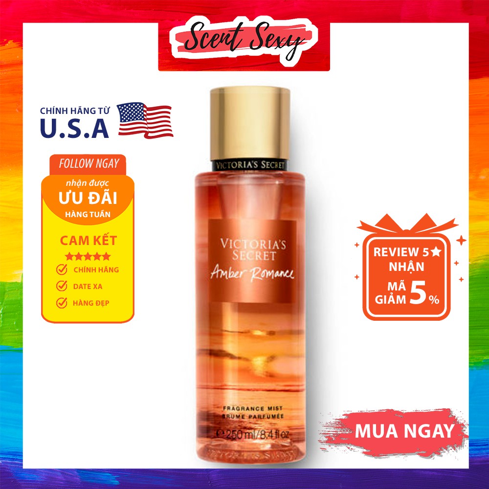 Xịt thơm Victoria's Secret Amber Romance