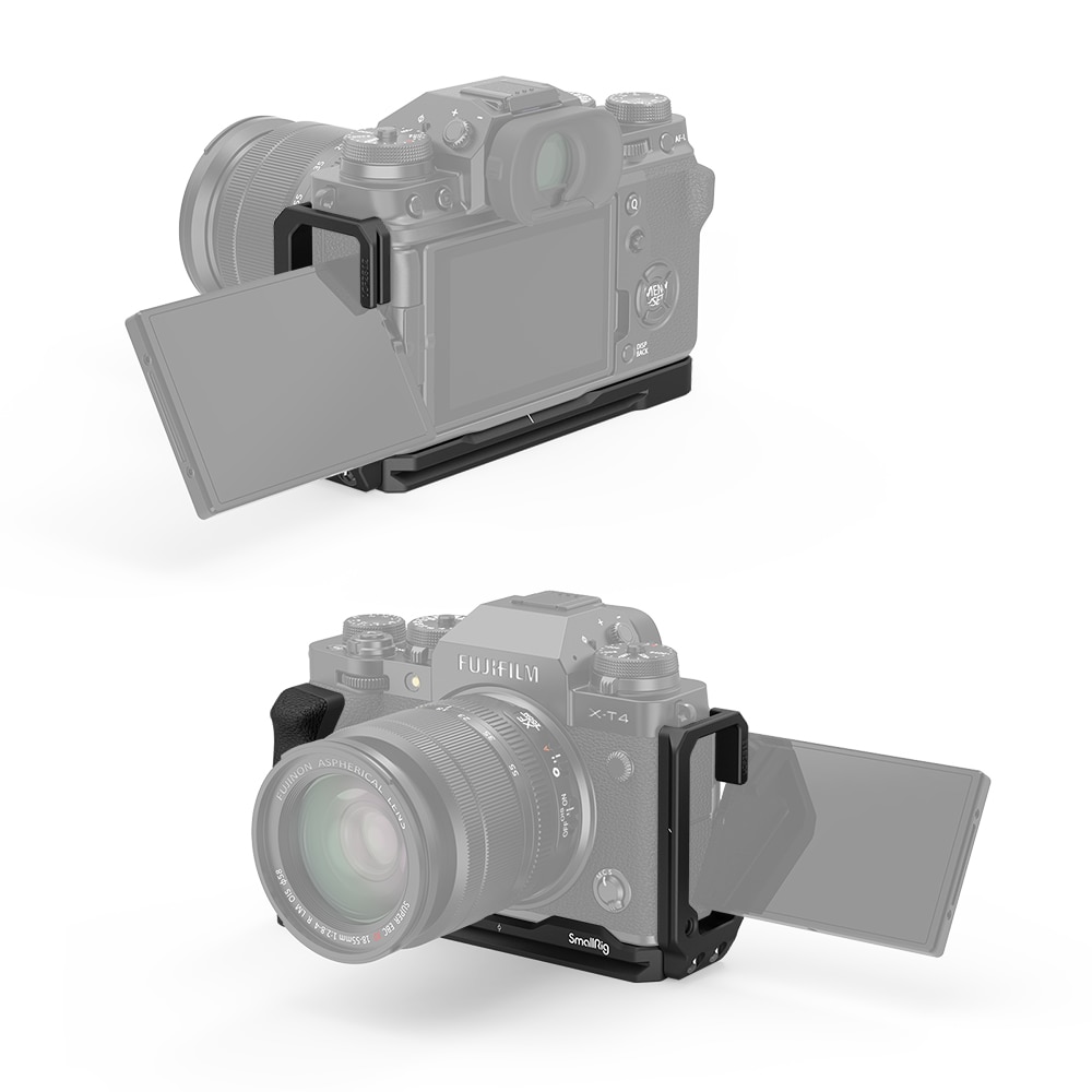 NewSmallRig X-T4 L Bracket for FUJIFILM X-T4 Camera XT4 Plate  base plate and side plate are Arca-type compatible dovetails  2812in stock