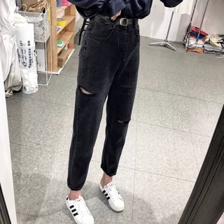 (Order) có bigsize Quần jeans rách dáng boy basic, năng động, cá tính 2019