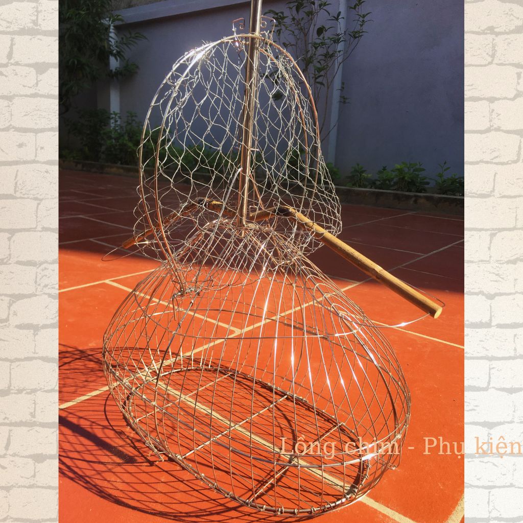 Lồng bẫy, Lồng bẫy Chào Mào, Lụp bẫy chim Chào Mào chất liệu Inox cao cấp, bền, đẹp