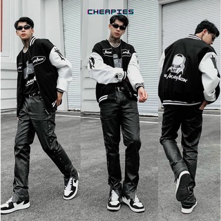 Áo bomber jacket đen basic unisex nam nữ 2 lớp chất đẹp k017