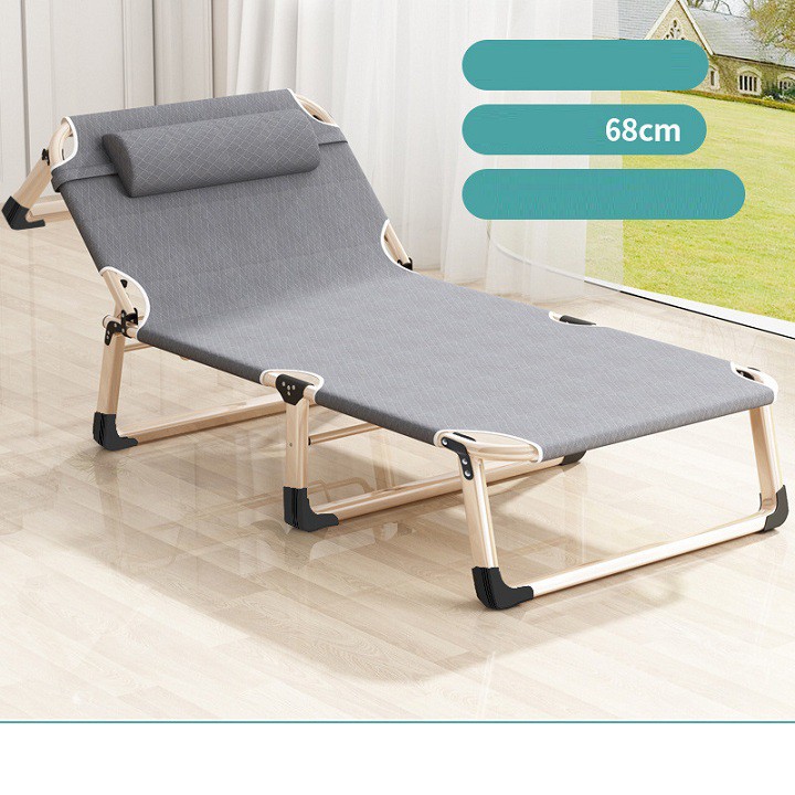 Giường gấp văn phòng, giường xếp ngủ trưa gấp gọn thông minh KT 195 * 68 cm smart_homehome gd275