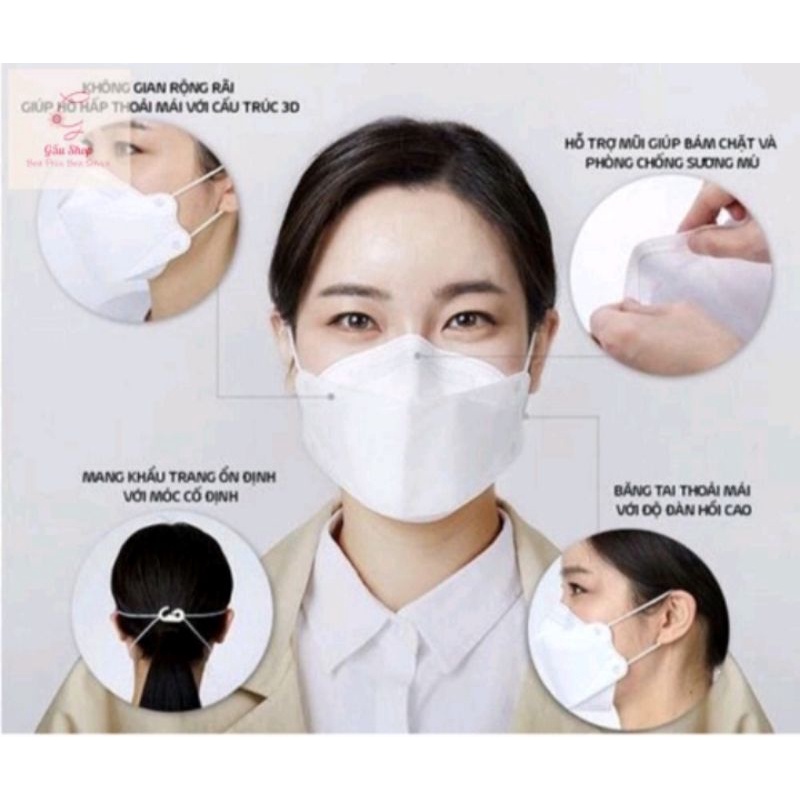 Thùng 300 cái khẩu trang KF94 Hàn Quốc