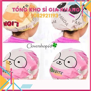 Mũ trùm tóc - Mũ trùm đầu - Mũ chụp tóc trong nhà tắm - Mũ chùm tóc khi tắm chống ướt