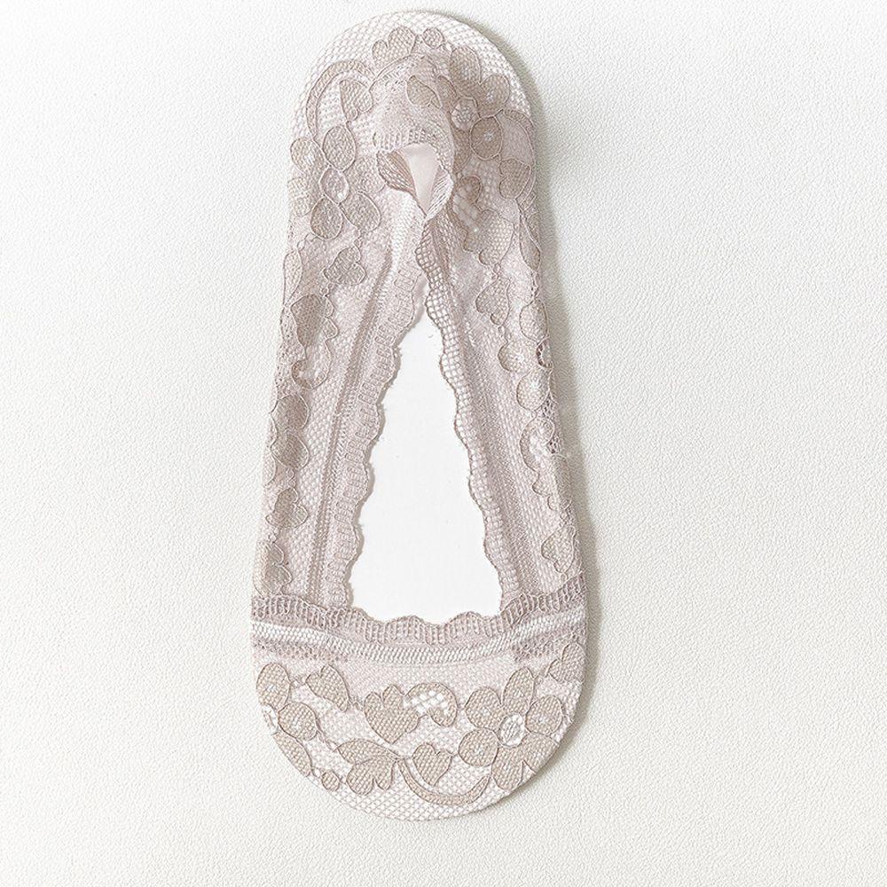 Vớ Thuyền Thoáng Khí Thoải Mái Không Trượt Họa Tiết Hoa Harajuku Cổ Điển Cho Nữ